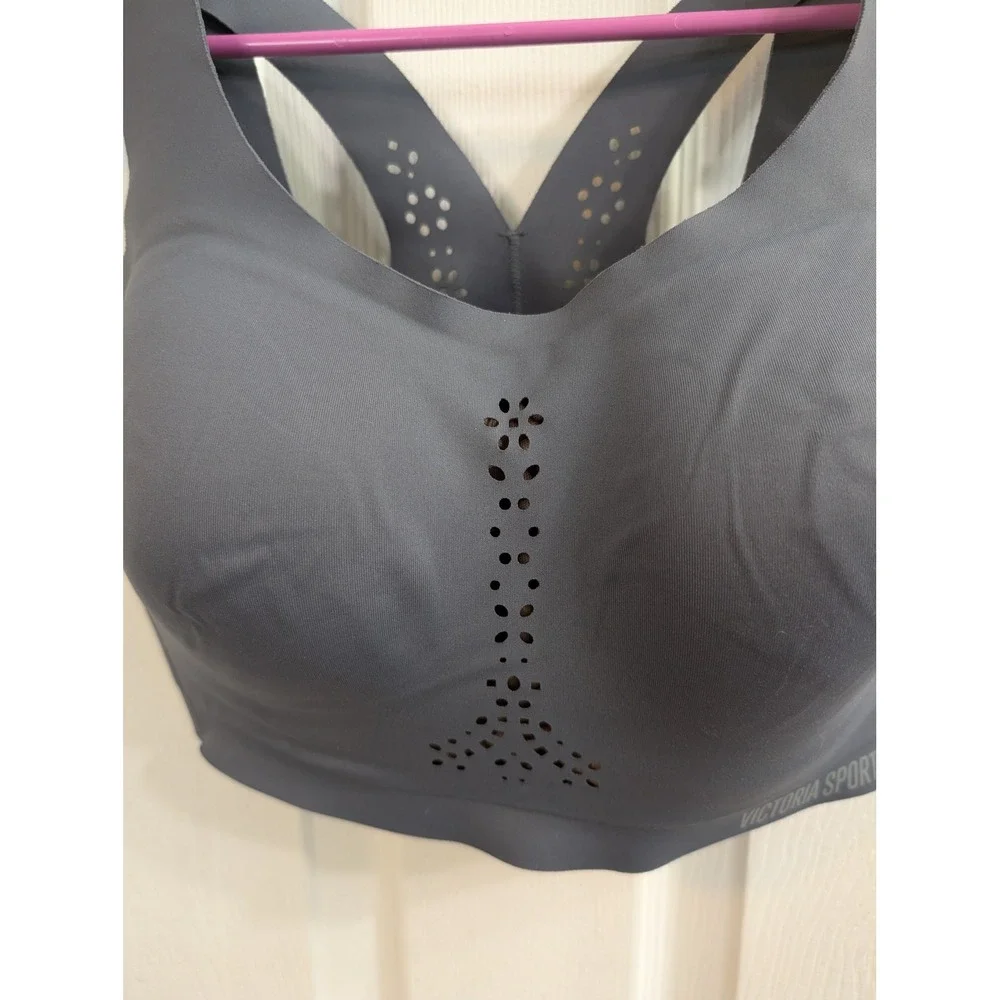 Victoria Sport Angel Max‎ Sports Bra Womens 32DD Gray High Impact Racer